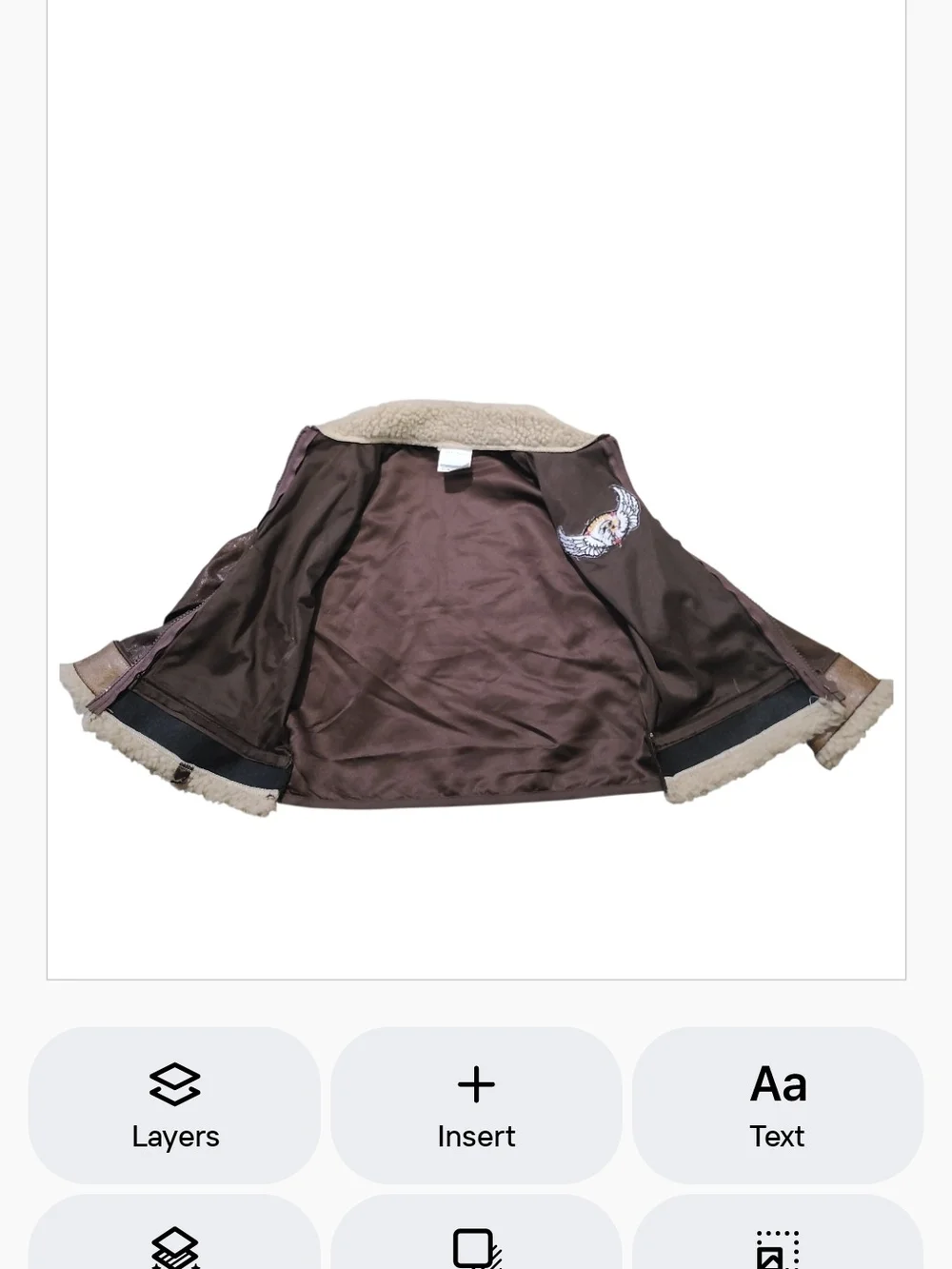 Kids Brown Faux Shearling Aviator Costume 2 Piece 4-5T